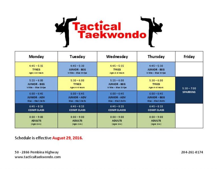 schedule-tactical-taekwondo